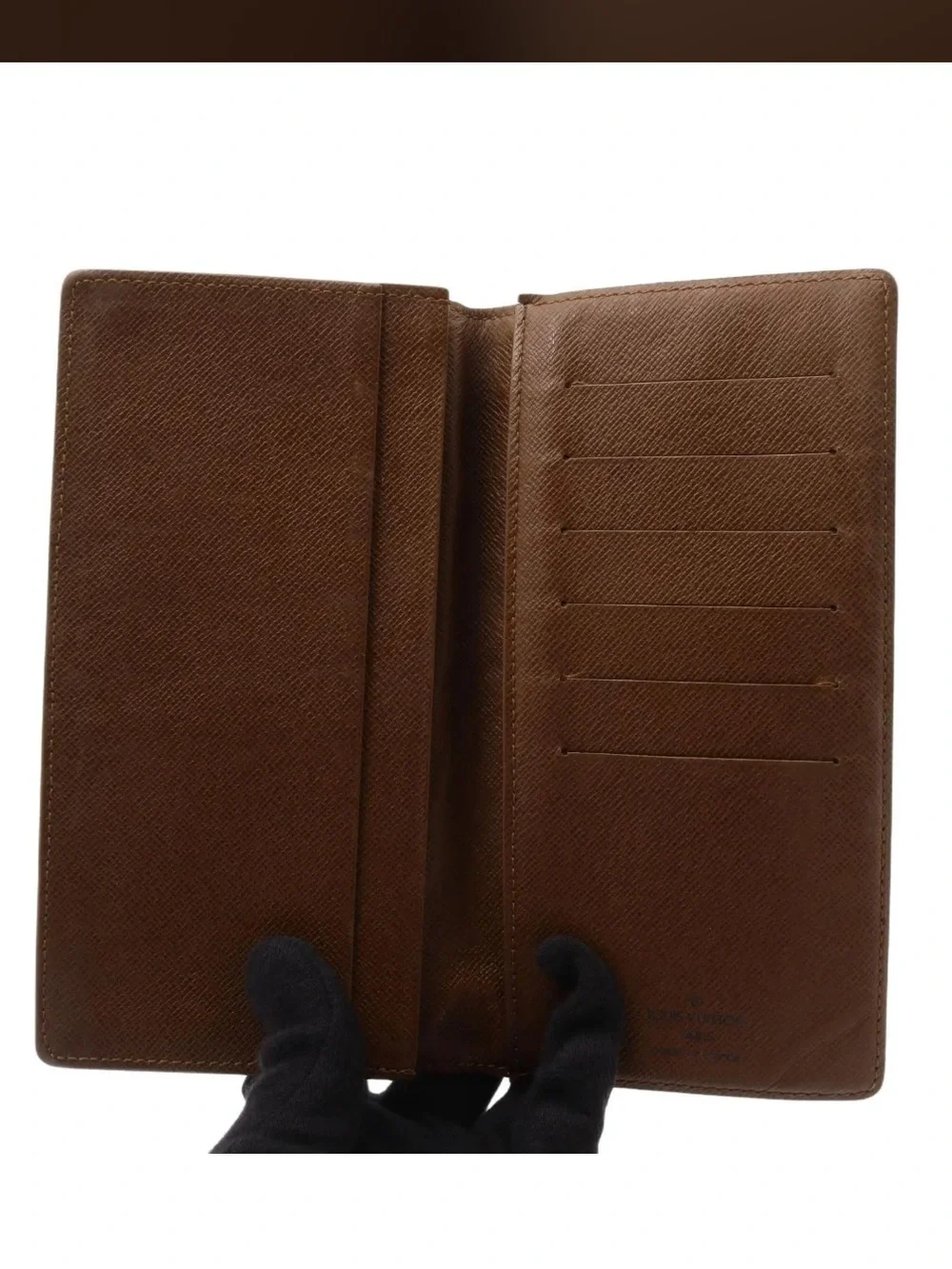 Louis Vuitton Monogram Brown Leather Long Wallet